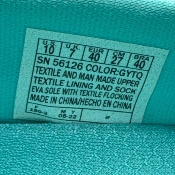 Skechers Sneakers Womens Size 10 Gray Teal Arch Comfort Athletic Slip On Shoes - Picture 7 of 11